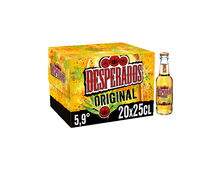 Desperados Original bière aromatisée tequila 20x25cl 5.9°