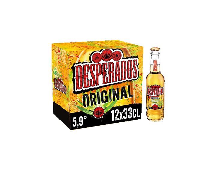 Desperados Original bière aromatisée tequila 12x33cl 5.9°