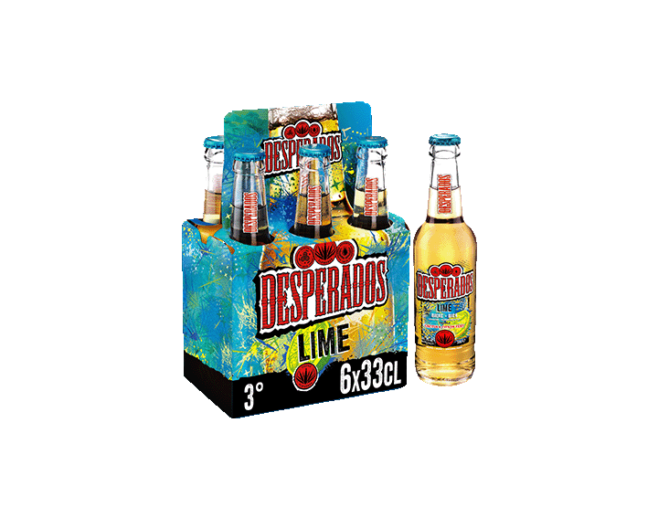 Desperados Lime bière aromatisée tequila 6x33cl 3°