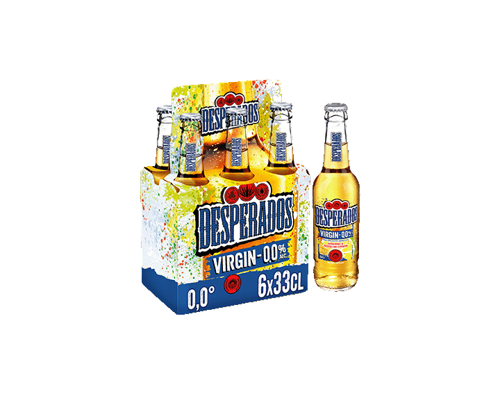 Desperados Virgin bière sans alcool 6x33cl 0.0°