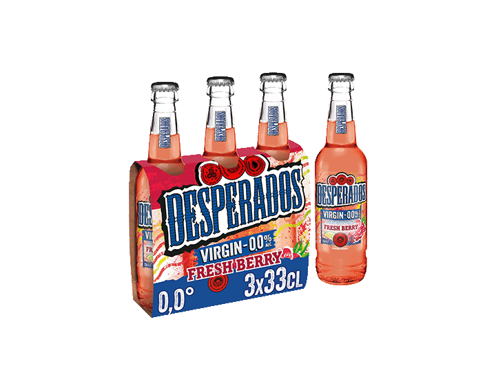 Desperados Virgin Fresh Berry 0.0° 3x33cl
