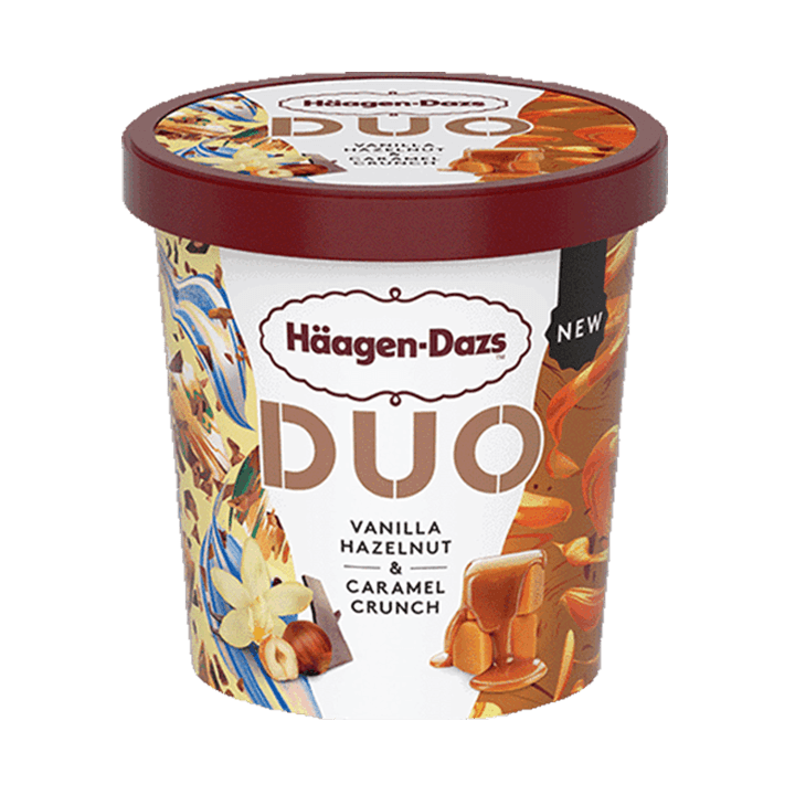 DUO Vanilla Hazelnut & Caramel Crunch