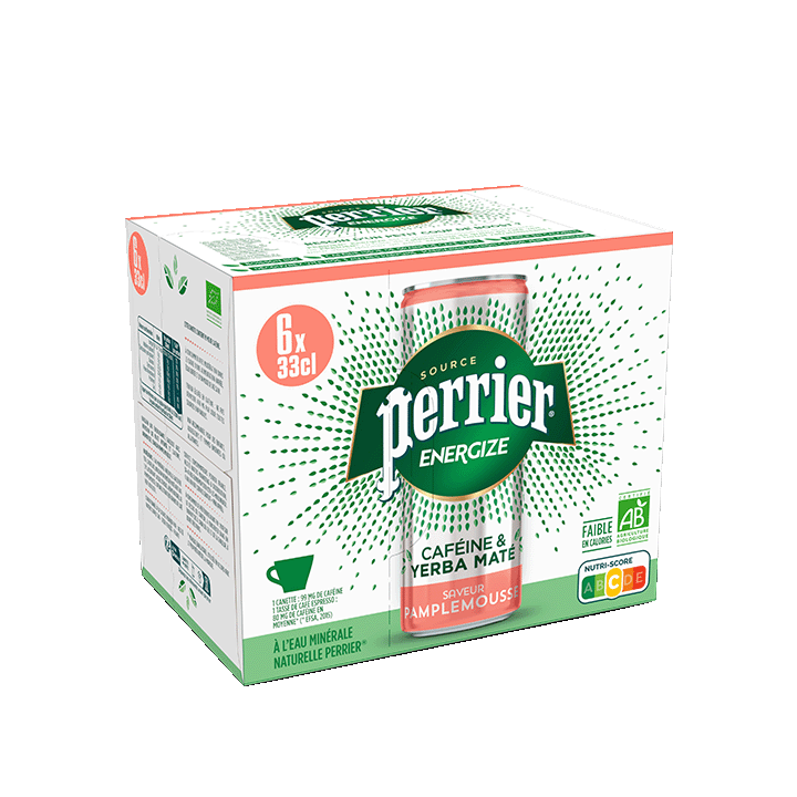 PERRIER® ENERGIZE Pamplemousse 6x33cl
