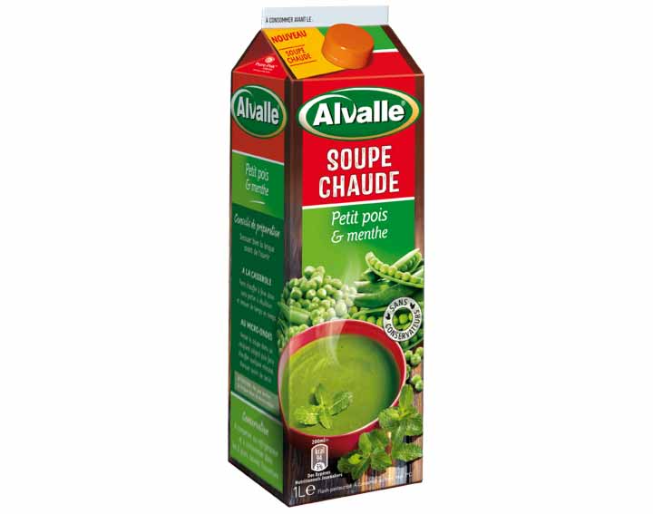 Soupe Chaude Petit pois et Menthe