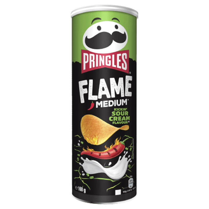 Pringles Flame saveur Kickin' Sour Cream 160g
