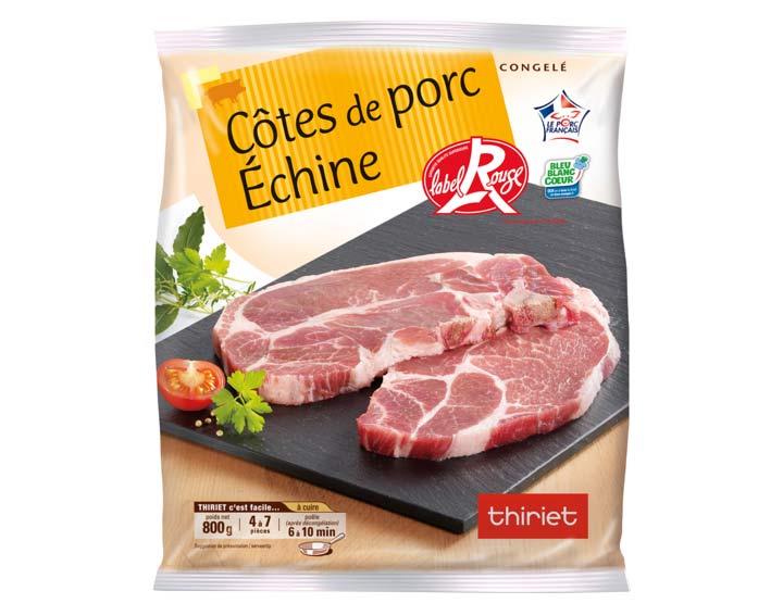Côtes de porc Échine Label Rouge 800g