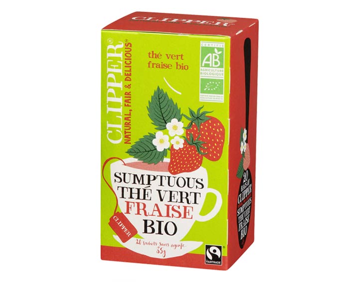 Sumptuous Thé Vert Fraise Bio