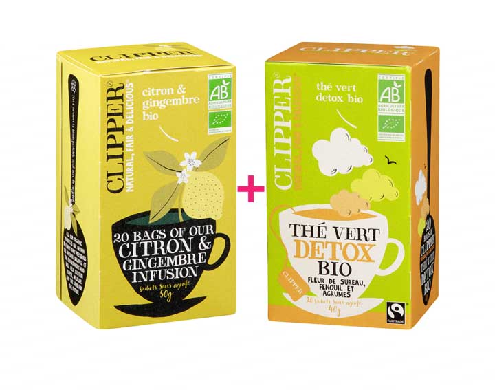 Créez votre duo Clipper : Thé et/ou Infusion Bio