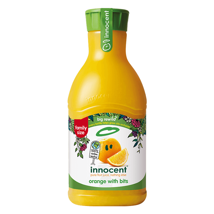 innocent orange juice with bits 1.35l