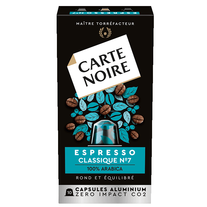 Espresso Classique N°7, 10 capsules en aluminium