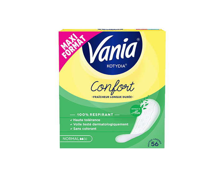 Vania Protège-slips Confort Aloe Vera x56