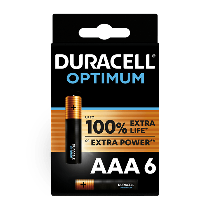 Duracell Optimum AAA x6