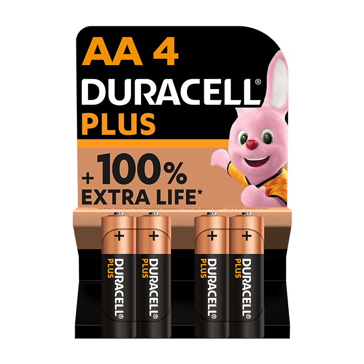 Duracell PLUS 100%  AA X4
