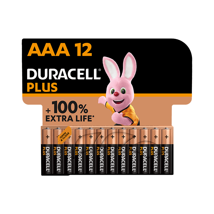 Duracell PLUS 100%  AAA X12