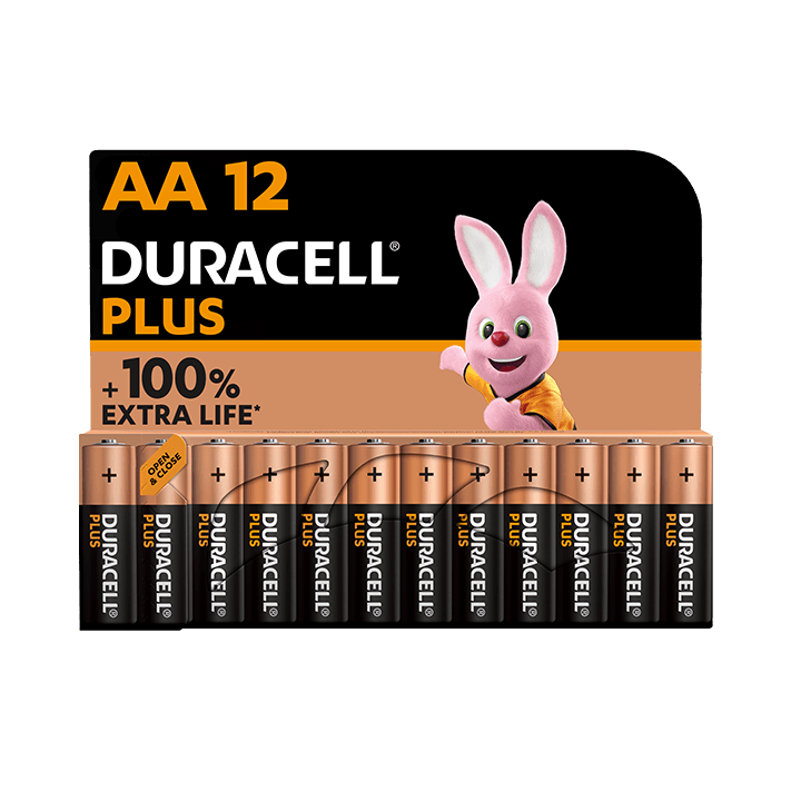 Duracell PLUS 100%  AA X12