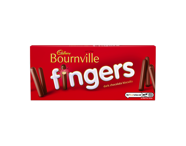 Bournville Dark Chocolate Fingers 114G
