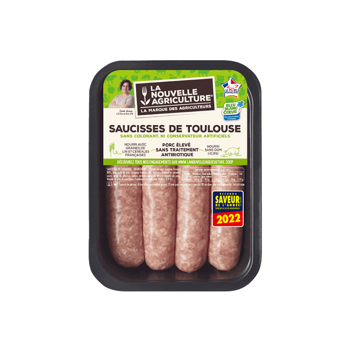 Saucisses de Toulouse x4 (500g)