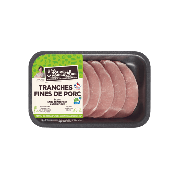 Tranches fines de carré de porc x6 (300g)
