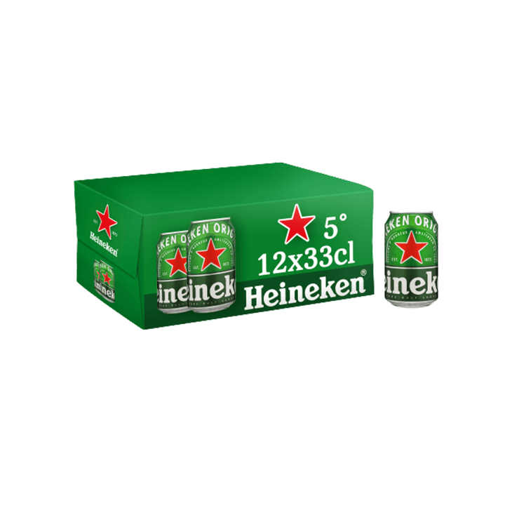 Heineken Bière blonde canette 12x33cl 5°