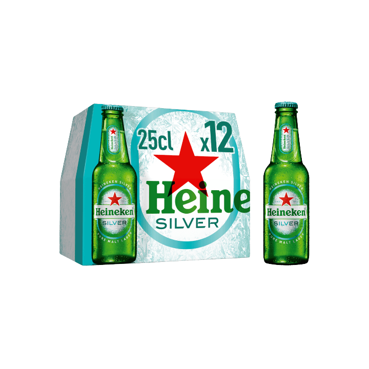 Heineken Silver 12x25cl 4°