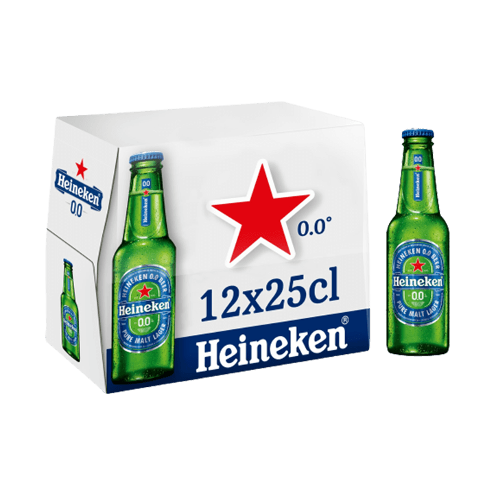 Heineken 0.0 bière blonde sans alcool 12x25cl 0.0°