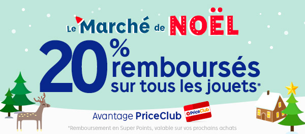 Bénéficiez d'une offre spéciale sur tous les jouets !
