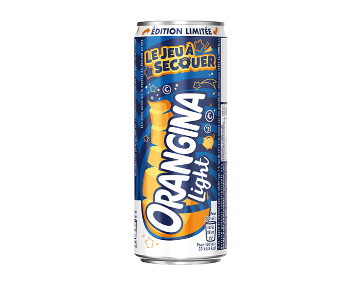 Orangina Light Edition Limitée Can Slim 33 cl