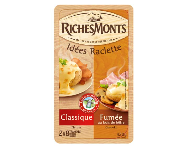 Raclette Classique Fumée RichesMonts 420g