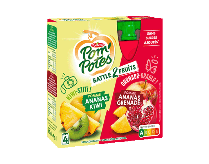 P. Ananas Kiwi/P. Ananas Grenade 4x90g