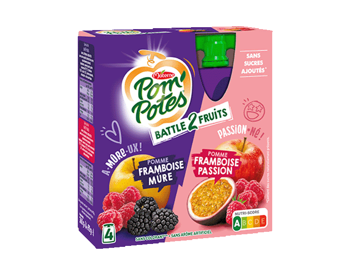 P. Framboise Mûre/P. Framboise Passion 4x90g