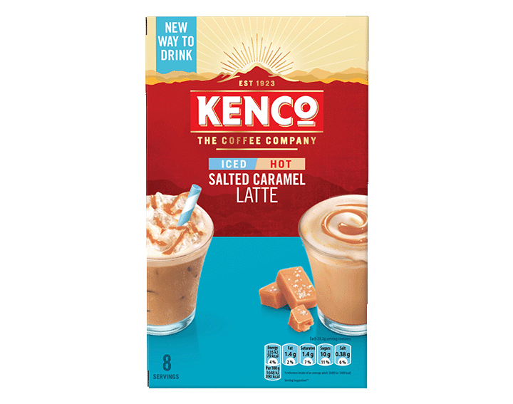 Kenco Iced Hot Salted Caramel Latte 8x20.3g