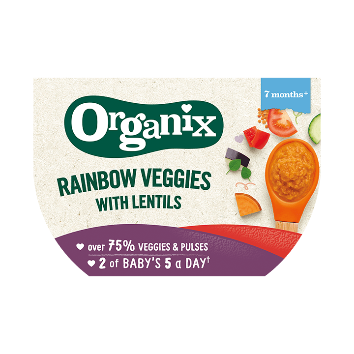 Rainbow Veggies with Lentils 130g