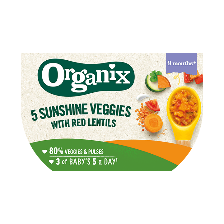 5 Sunshine Veggies with Red Lentils 190g