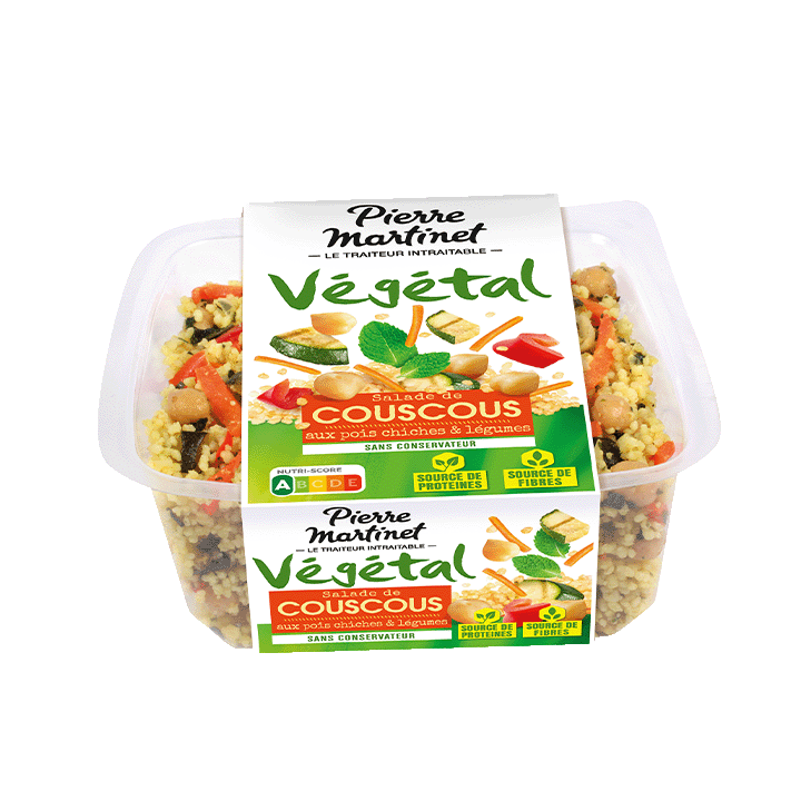 Salade de Couscous pois chiches et légumes