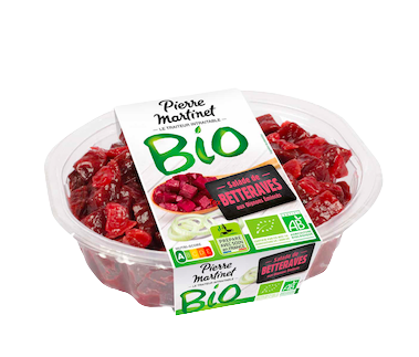 Betteraves aux oignons émincés BIO