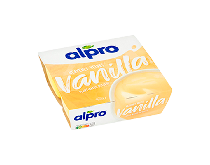Alpro Dessert heavenly velvet vanille 4x125g