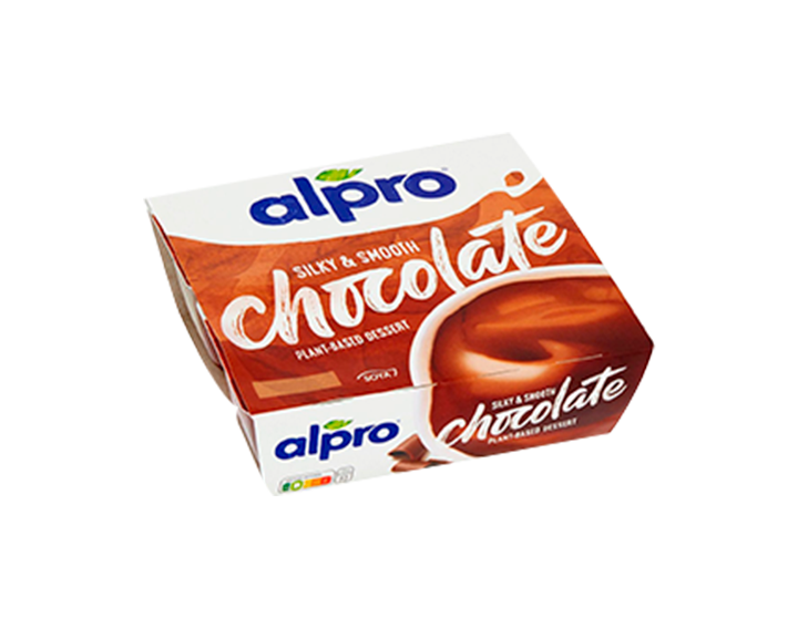 Alpro Dessert silky & smooth chocolate 4x125g