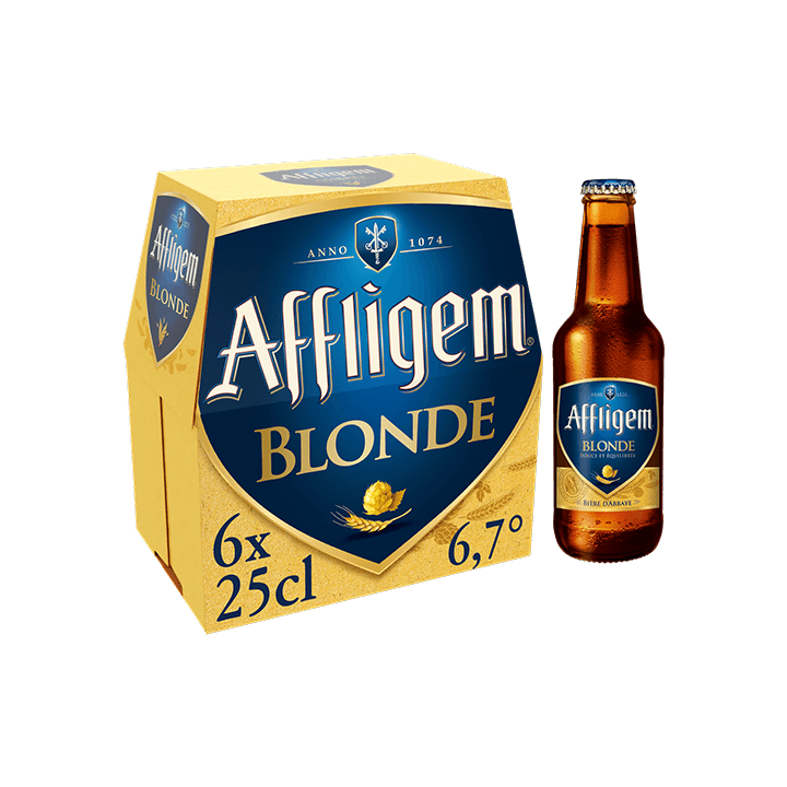 Affligem Blonde bière d'Abbaye 6x25cl 6.7°