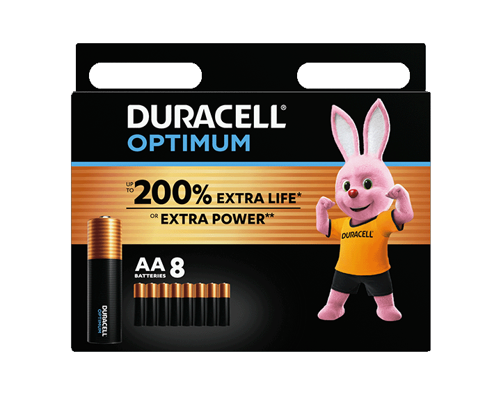 Duracell Optimum AA x8