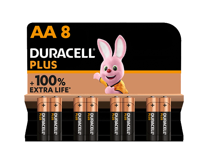 Duracell Plus 100% AA X8