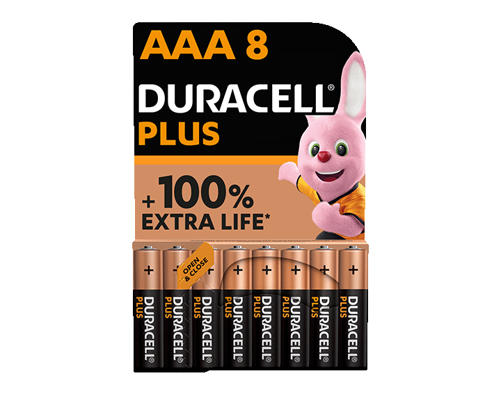 Duracell Plus 100% AAA X8