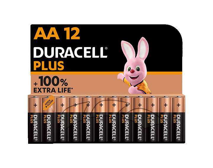 Duracell Plus 100% AA X12