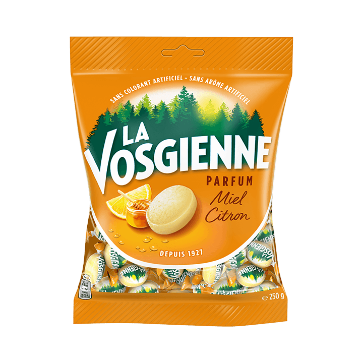 La Vosgienne sachets parfum miel citron 250g