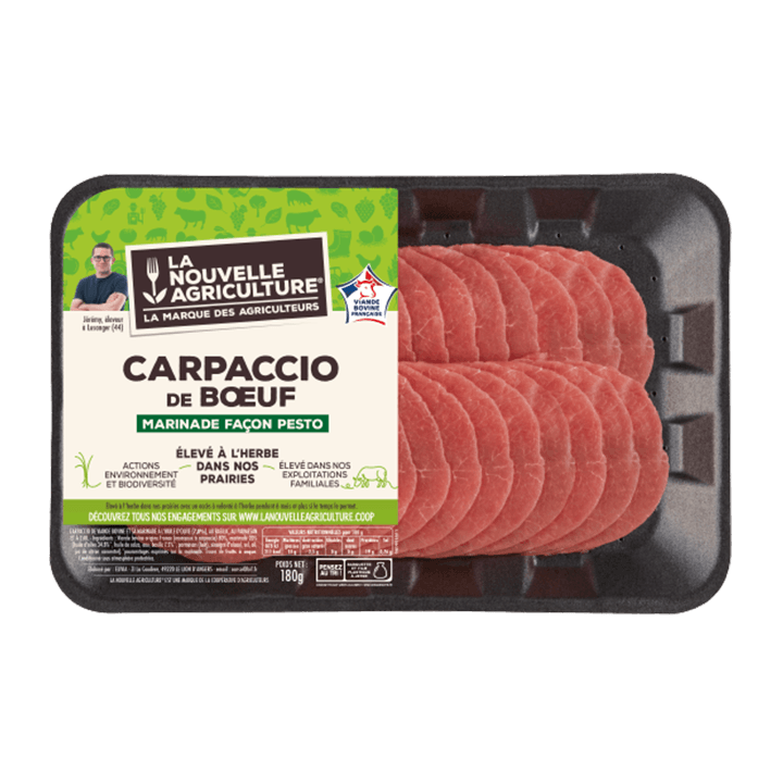 Carpaccio de bœuf façon pesto (180g)