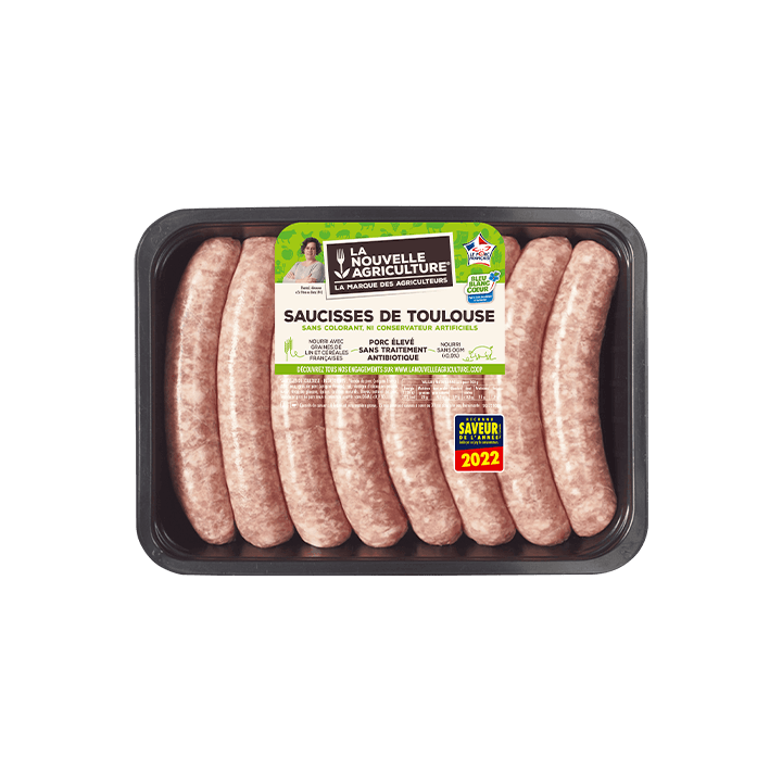 Saucisses de Toulouse x8 (1kg)