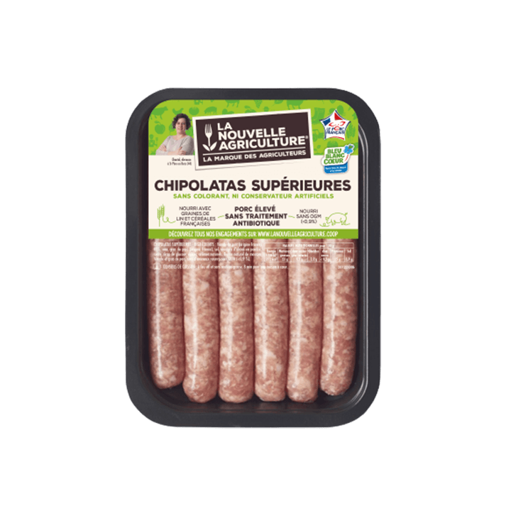 Chipolatas supérieures x6 (330g)