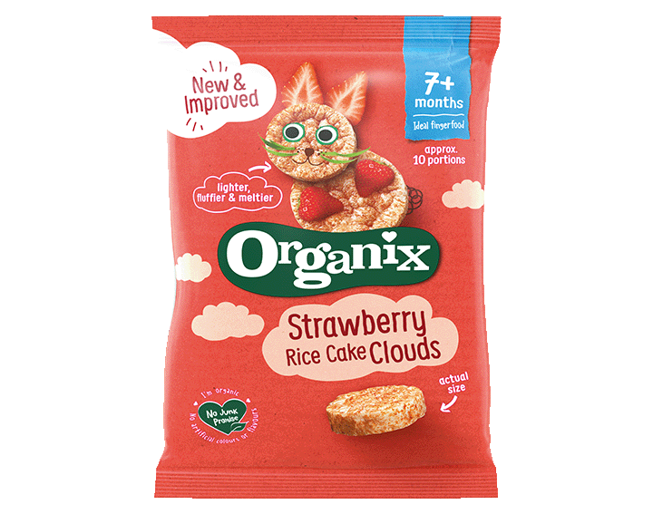 Strawberry Rice Cake Clouds 40g