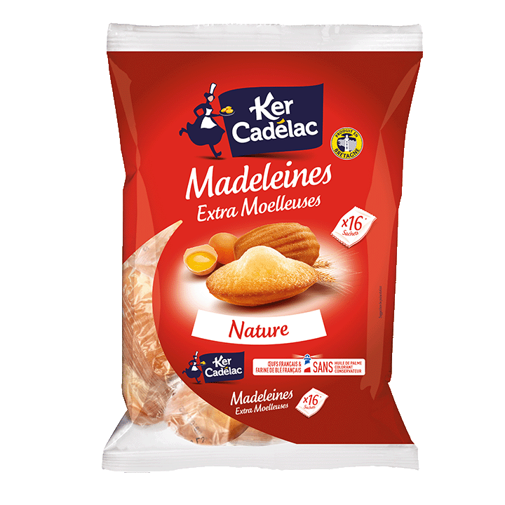 Madeleines Extra Moelleuses Nature 400g