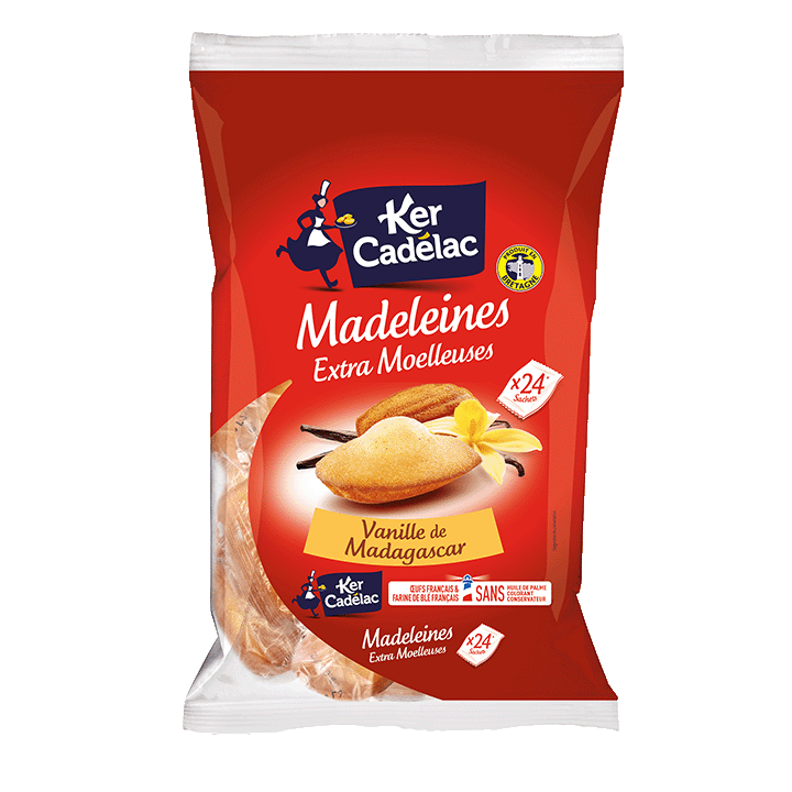 Madeleines Extra Moelleuses Vanille de Madagascar 600g
