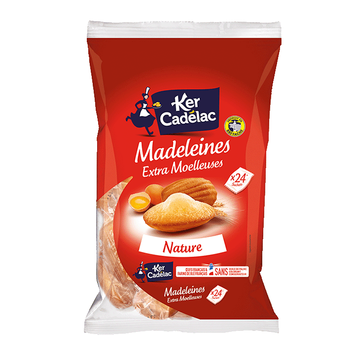 Madeleines Extra Moelleuses Nature 600g